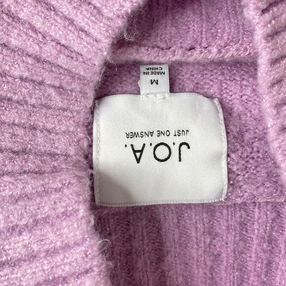 J.O.A. Light Purple Pullover Sweater Size M - Picture 3 of 4